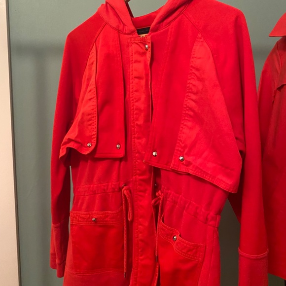 Marc by Marc Jacobs Red Cotton Jacket with Gold Buttons - Picture 4 of 4